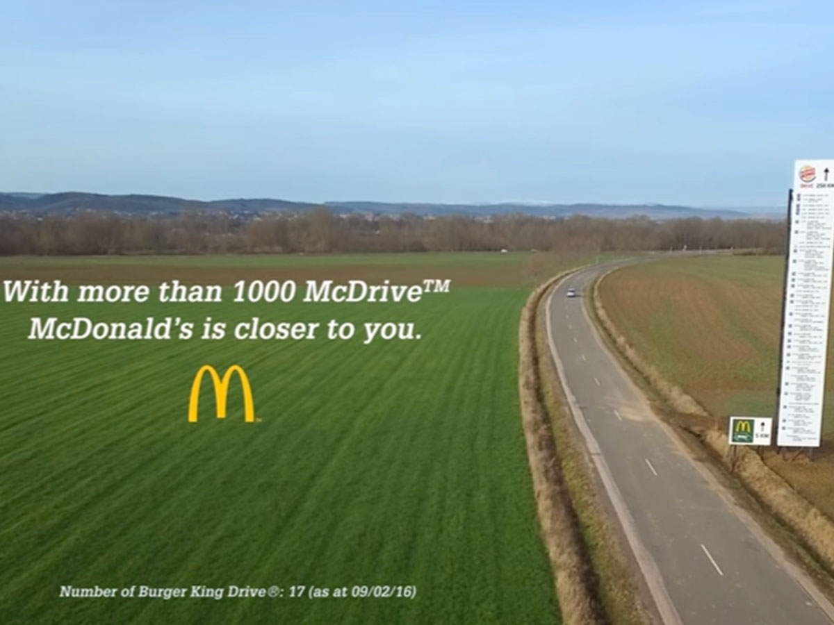 #McDriveKing: le distanze contano, specie per Burger King e Mac Donald’s