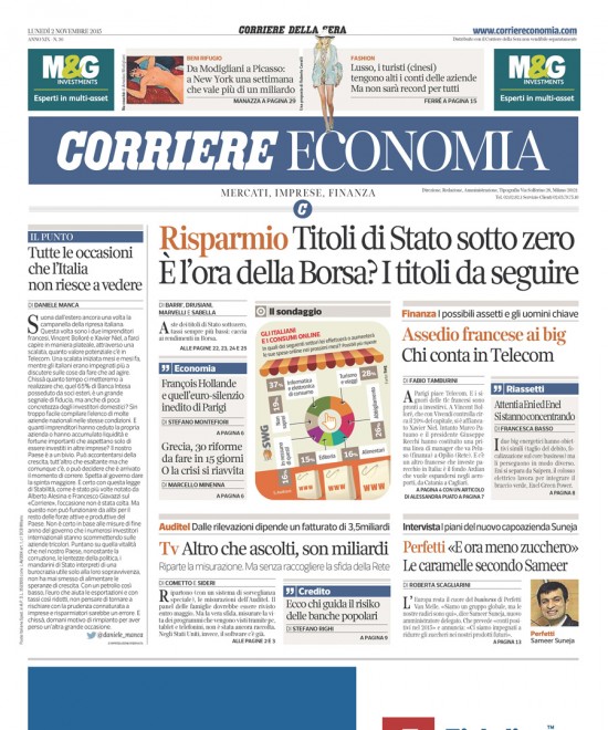 Corriere Economia nov 2015